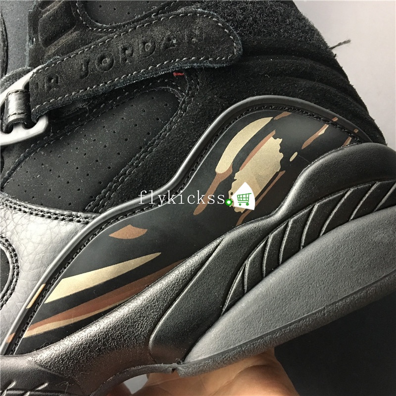 Authentic Air Jordan 8 Retro OVO Black